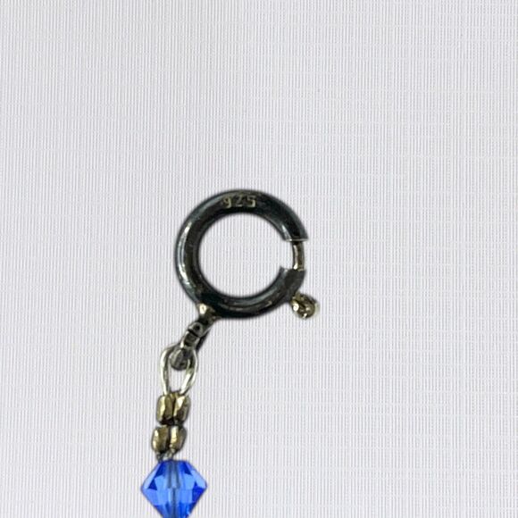 Handmade Bracelet Linked Polymer Clay Cylinder Beads Crystal Boho Artsy Festival - Picture 5 of 7